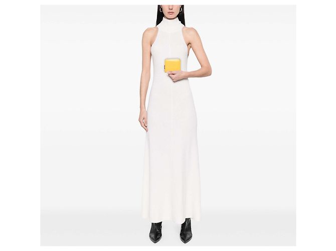 Silk In Portafoglio compatto in seta ed Epsom giallo Hermès - vista 7