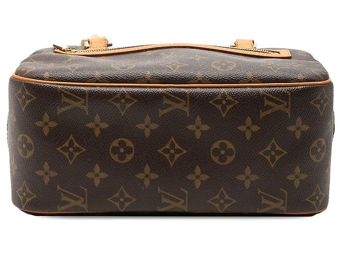 Borsa a Spalla Louis Vuitton Monogram Cite MM Marrone - vista 3