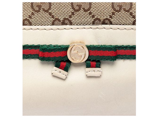 Borsa Mayfair in GG Canvas beige Gucci - vista 5