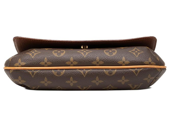 Borsa a tracolla Louis Vuitton Monogram Musette Tango con tracolla corta, Marrone - vista 3