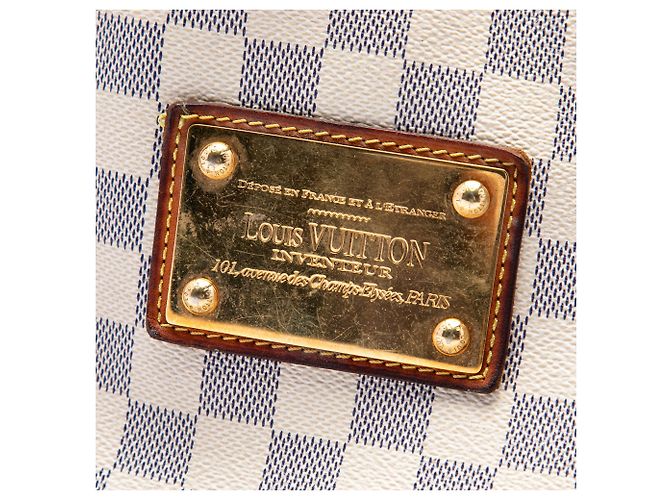Bolsa de ombro Louis Vuitton Damier Azur Galliera PM branca Branco - vista 5