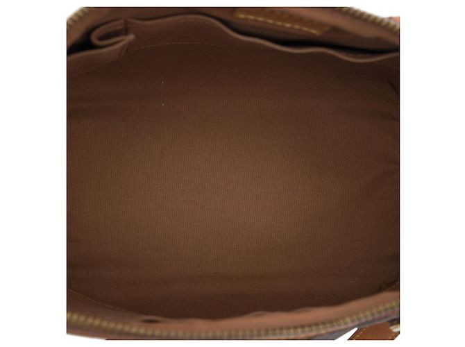 Borsa Satchel Louis Vuitton Monogram Palermo PM Marrone - vista 4