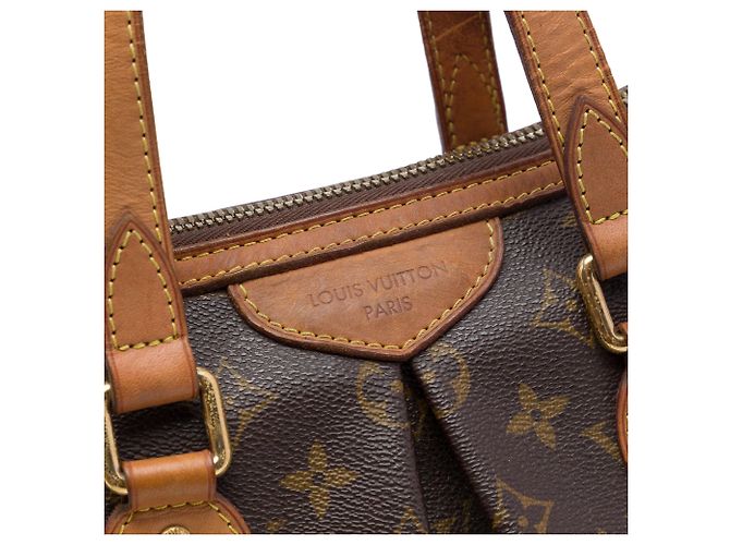 Borsa Satchel Louis Vuitton Monogram Palermo PM Marrone - vista 5