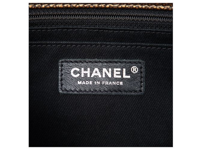 Borsa a Tracolla Chanel Small Metallic Caviar CC Timeless Flap Marrone - vista 5