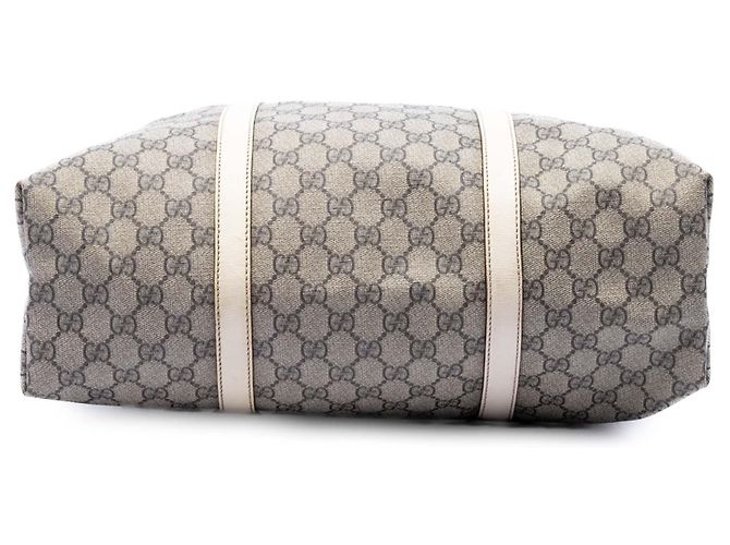 Tote Verticale Gucci GG Supreme Joy bianca Bianco - vista 3