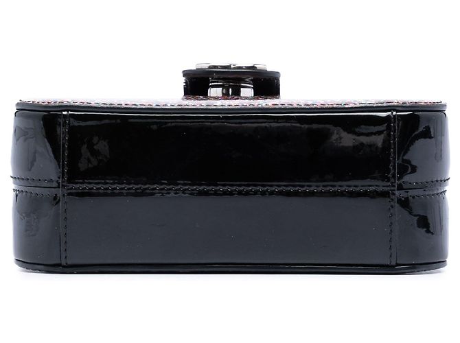 Camera Bolsa tiracolo câmera Multi Chanel Glitter Patent Evening On The Moon Multicor - vista 3