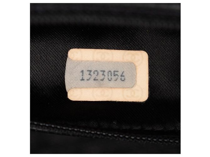 Borsa a tracolla Chanel CC in agnello trapuntato nero - vista 6