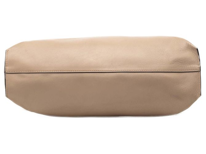 Borsa Tote Lazo in pelle di vitello marrone LOEWE - vista 3