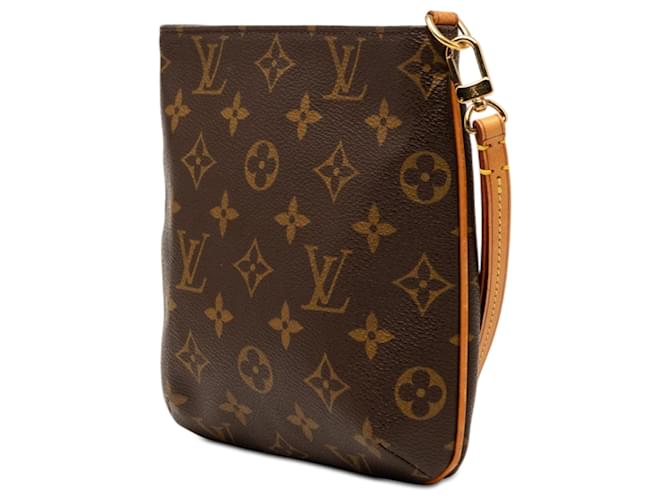 Braune Louis Vuitton Monogram Partition Clutch Bag - Ansicht 2