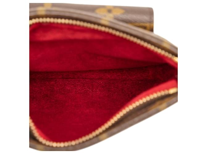 Braune Louis Vuitton Monogram Partition Clutch Bag - Ansicht 4