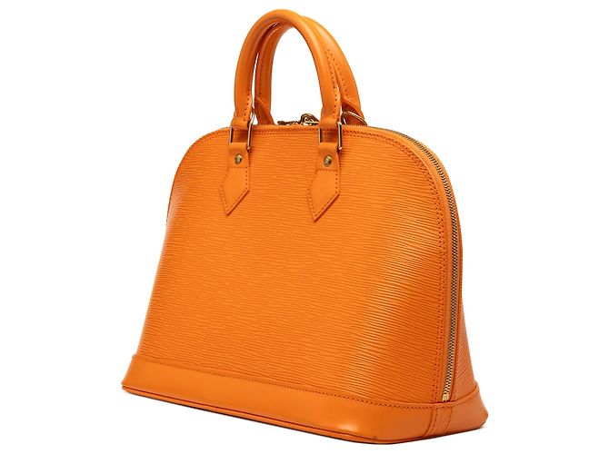 Borsa Louis Vuitton Epi Alma PM Arancione - vista 2
