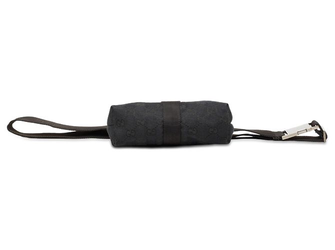 Sac banane en toile GG Gucci noir - vue 3