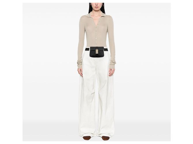Sac banane en toile GG Gucci noir - vue 7