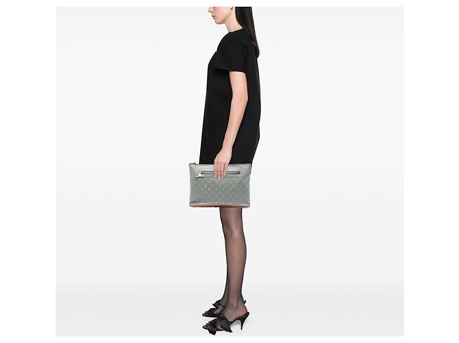 Pochette Louis Vuitton Monogram Titanium Cosmos Grigio - vista 6