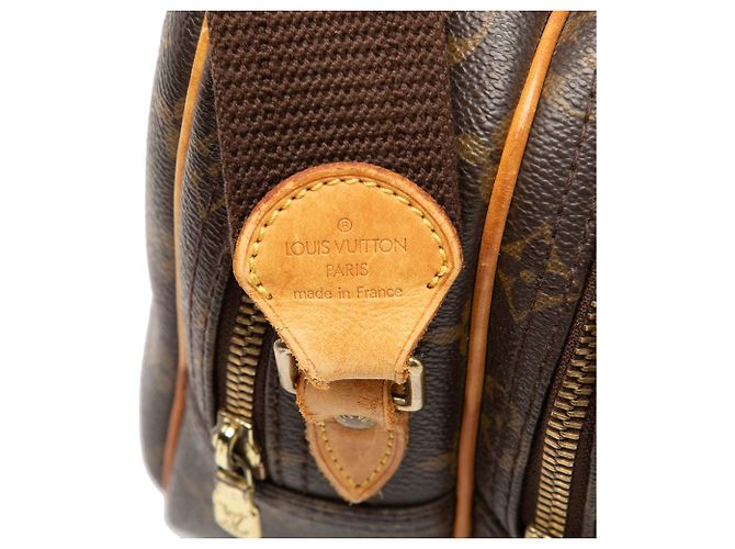 Borsa a tracolla Louis Vuitton Monogram Reporter PM Marrone - vista 6