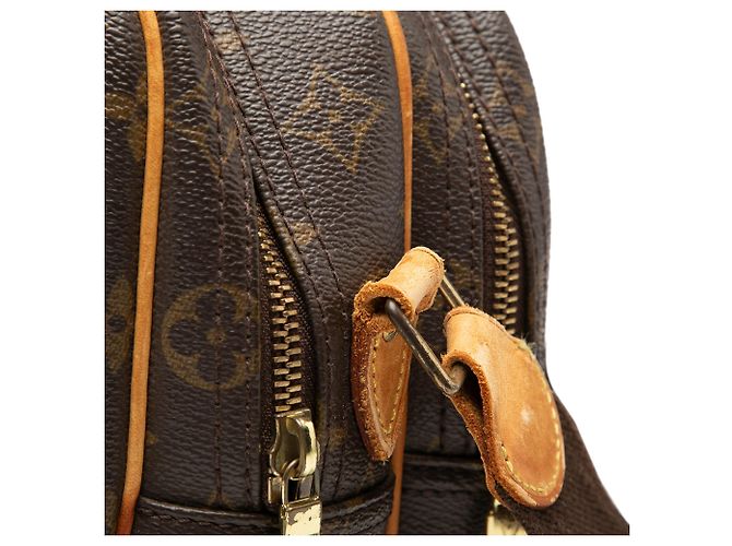 Borsa a tracolla Louis Vuitton Monogram Reporter PM Marrone - vista 7