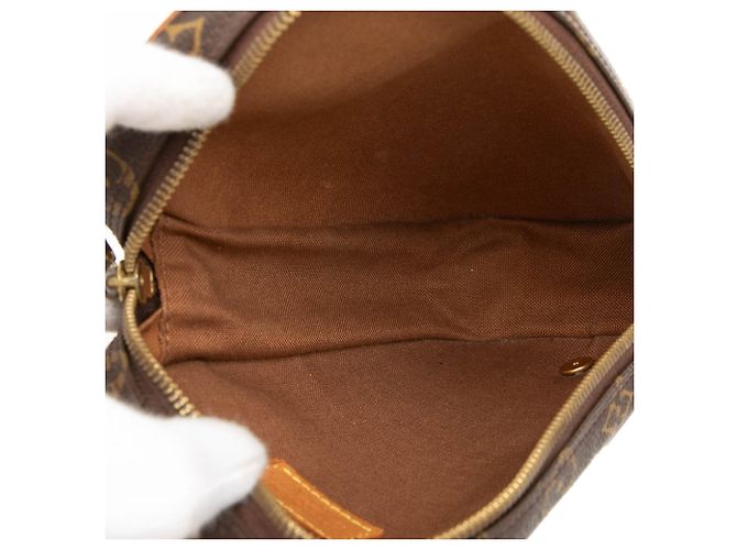 Borsa a tracolla Louis Vuitton Monogram Pochette Gange marrone - vista 4