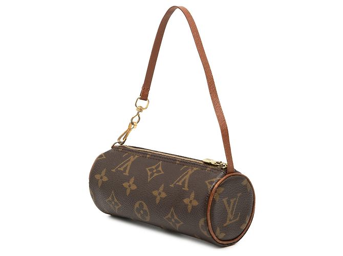 Borsa Louis Vuitton Monogram Papillon Pochette marrone - vista 2