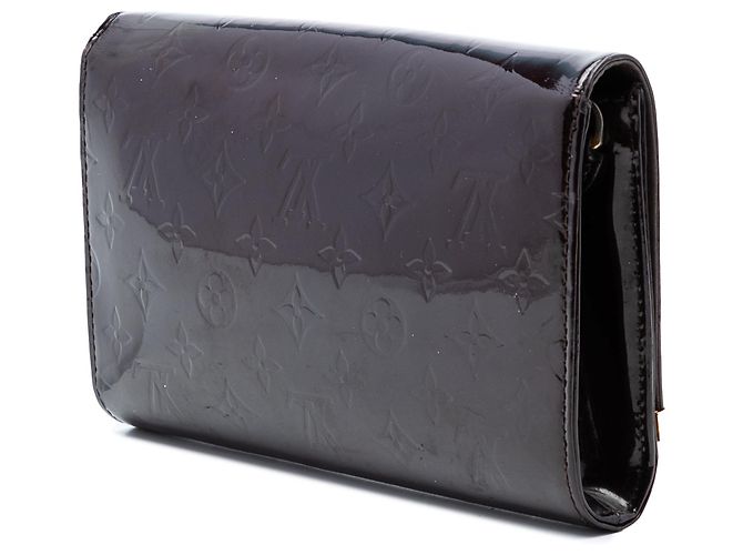 Borsa Satchel Ana Louis Vuitton Monogram Vernis Viola Porpora - vista 2