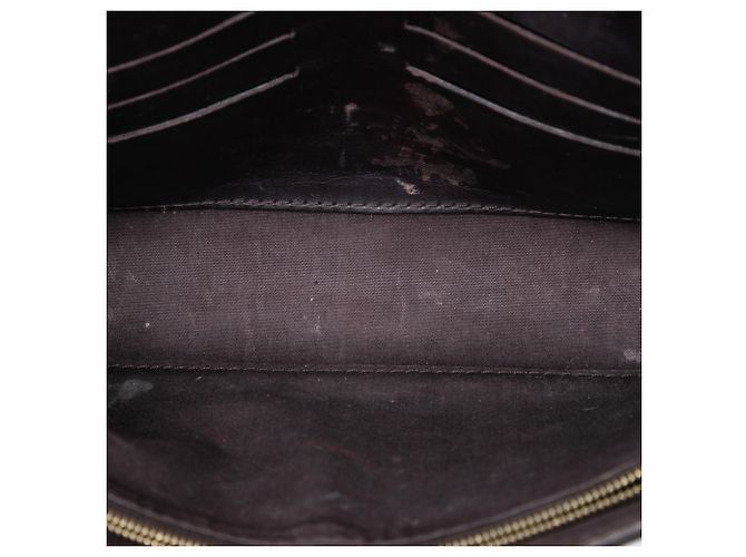 Borsa Satchel Ana Louis Vuitton Monogram Vernis Viola Porpora - vista 4