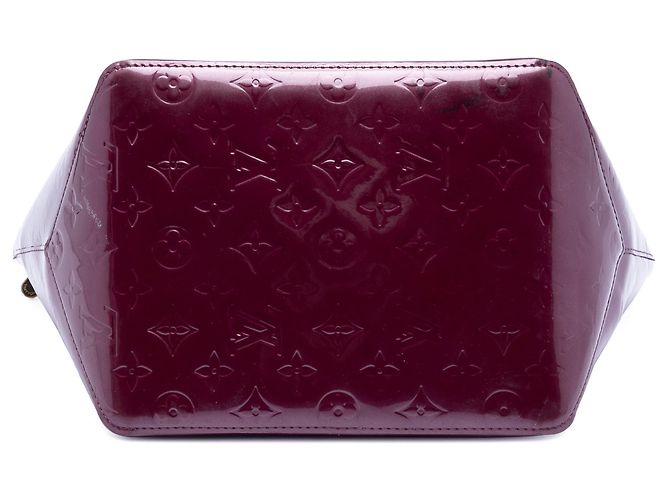 Borsa Louis Vuitton Monogram Vernis Bellevue PM viola Porpora - vista 3