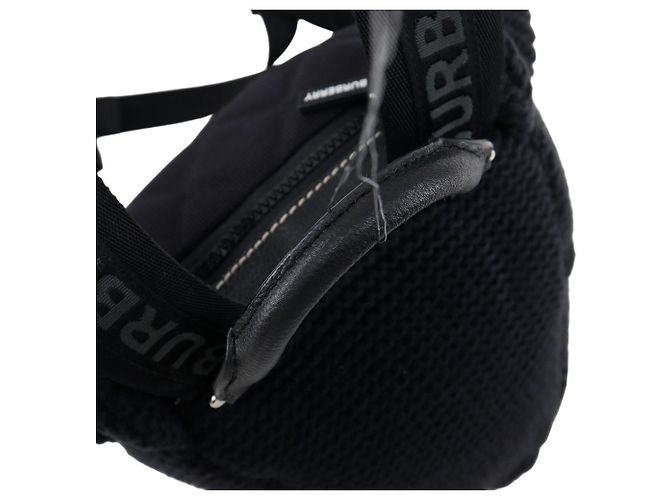Zaino in cotone Burberry Thomas Bear nero - vista 11
