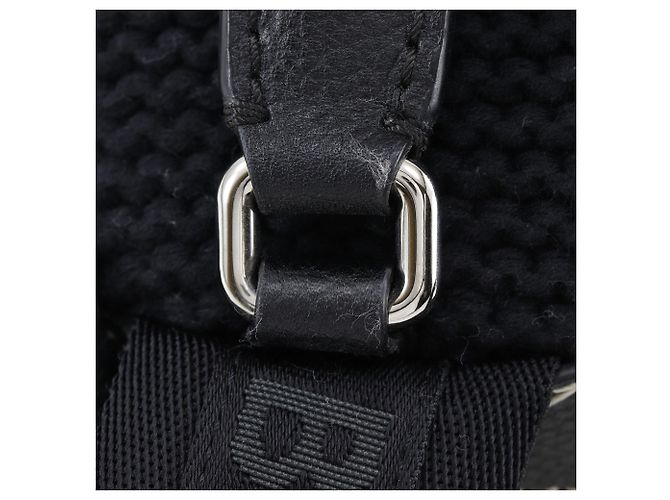 Zaino in cotone Burberry Thomas Bear nero - vista 7