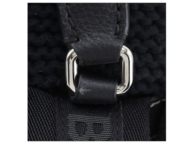 Zaino in cotone Burberry Thomas Bear nero - vista 8