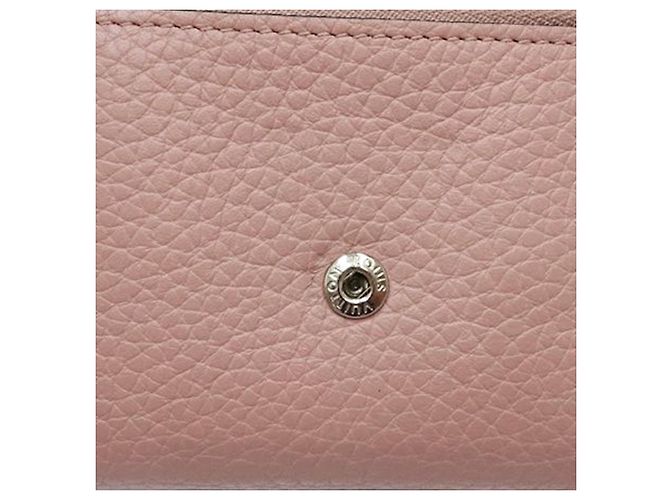 Cartera compacta Louis Vuitton Taurillon Capucines Rosa Carteras pequeñas - vista 10