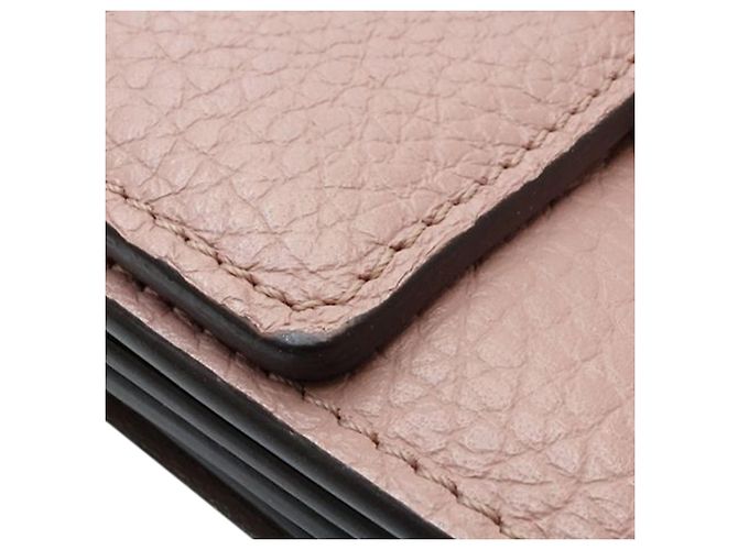Cartera compacta Louis Vuitton Taurillon Capucines Rosa Carteras pequeñas - vista 12