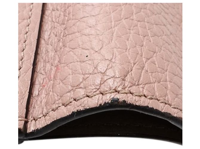 Cartera compacta Louis Vuitton Taurillon Capucines Rosa Carteras pequeñas - vista 13