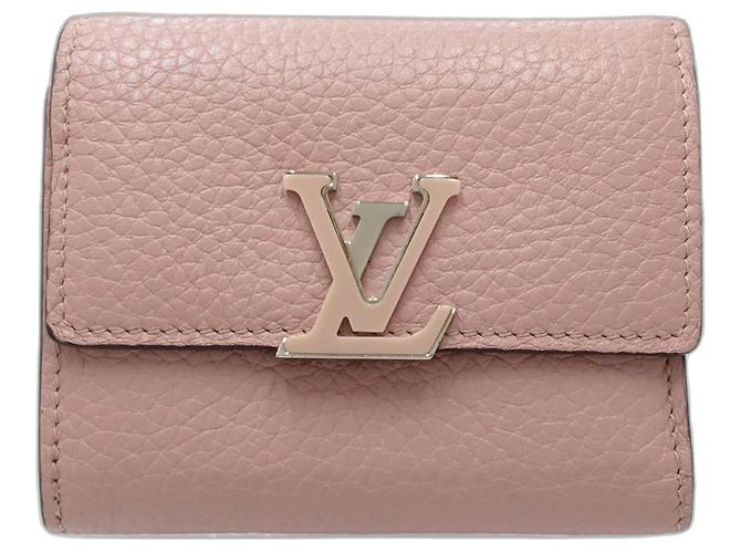 Cartera compacta Louis Vuitton Taurillon Capucines Rosa Carteras pequeñas - vista 2