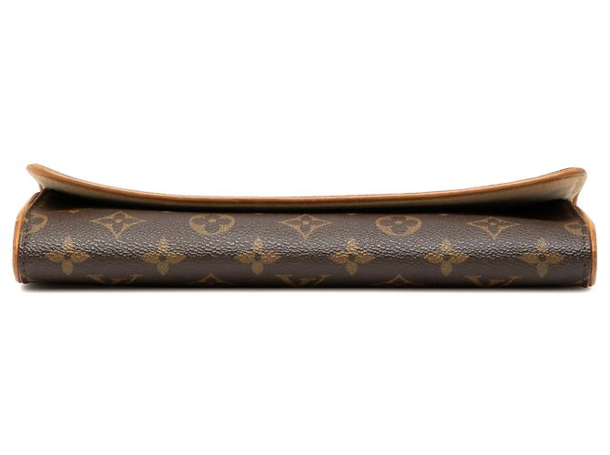 Borsa a tracolla Louis Vuitton Monogram Pochette Twin GM marrone - vista 3