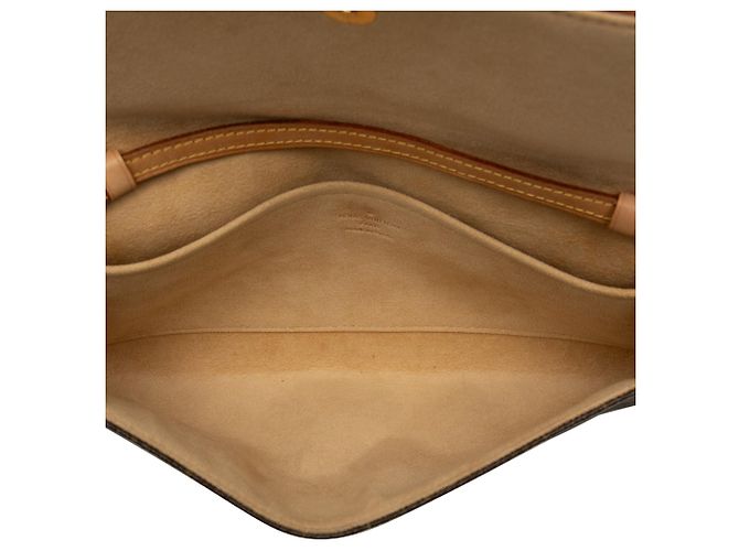 Borsa a tracolla Louis Vuitton Monogram Pochette Twin GM marrone - vista 4