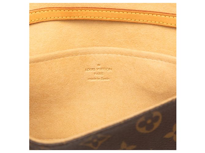 Borsa a tracolla Louis Vuitton Monogram Pochette Twin GM Marrone - vista 5