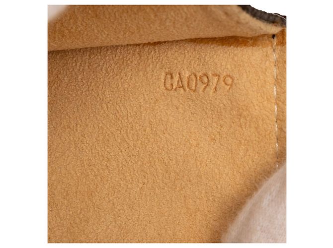 Borsa a tracolla Louis Vuitton Monogram Pochette Twin GM Marrone - vista 6
