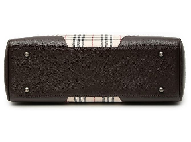 Burberry House Check Canvas Tote in Beige - Ansicht 3
