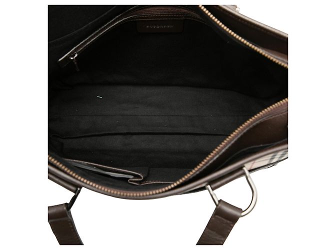 Burberry House Check Canvas Tote in Beige - Ansicht 4