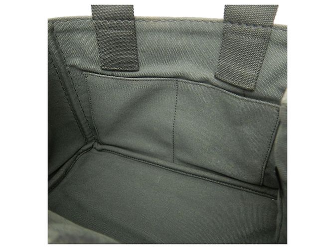 Tote Bolso Satchel Prada Small Canvas Canapa Logo Gris - vista 10