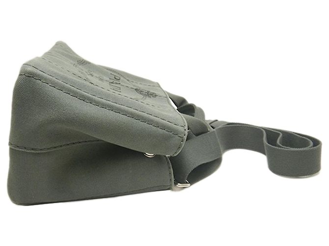 Tote Bolso Satchel Prada Small Canvas Canapa Logo Gris - vista 5