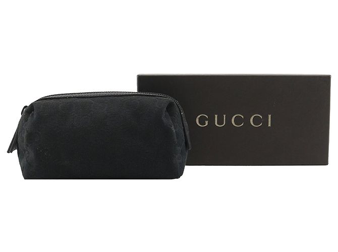 Pouch Gucci GG Canvas nera Nero - vista 16
