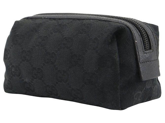 Pouch Gucci GG Canvas nera Nero - vista 2