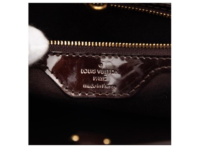 Borsa Tote Louis Vuitton Monogram Vernis Avalon MM Purple Porpora - vista 5