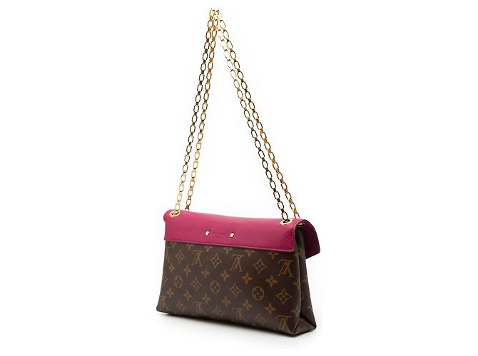 Bolsa de ombro Louis Vuitton Monogram Pallas Chain marrom - vista 2