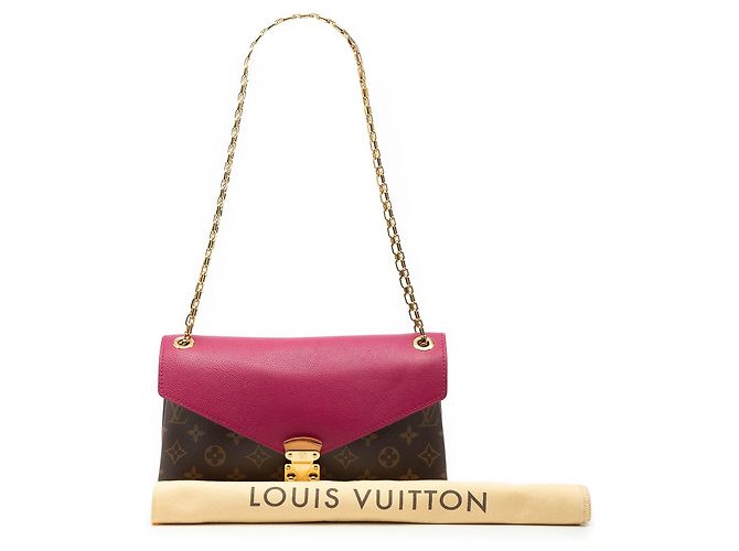 Bolsa de ombro Louis Vuitton Monogram Pallas Chain marrom - vista 8