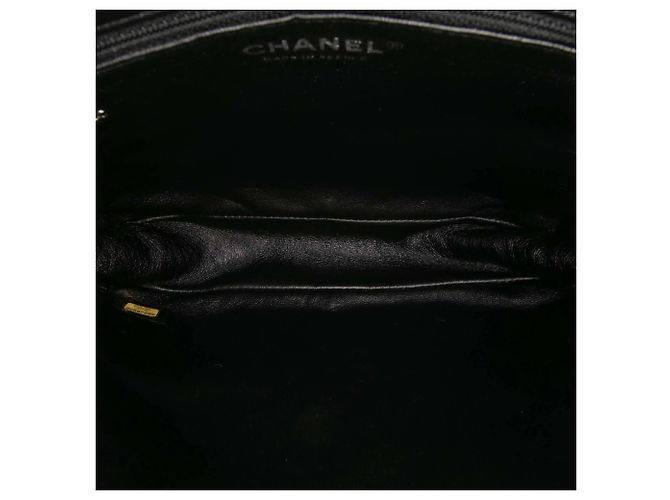 Borsa a tracolla Chanel CC Tweed Chain Fantasy nera Nero - vista 4