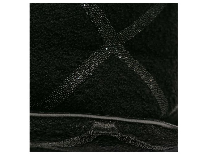 Borsa a tracolla Chanel CC Tweed Chain Fantasy nera Nero - vista 8