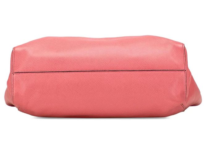 Borsa Tote Saffiano Soft rosa Prada - vista 3