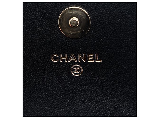 Borsa a tracolla Chanel Mini CC Quilted Lambskin Crochet Flap Nera Nero - vista 5
