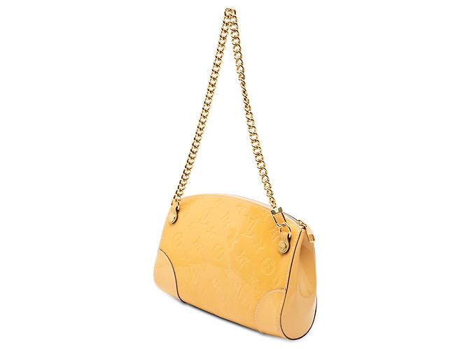 Borsa Louis Vuitton Monogram Vernis Santa Monica gialla Giallo - vista 2